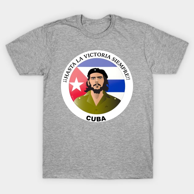 Che Guevara stickers magnets pin buttons T-Shirt by Elcaiman7